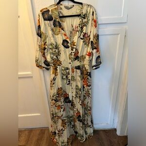 Women’s long floral maxi dress size xxl